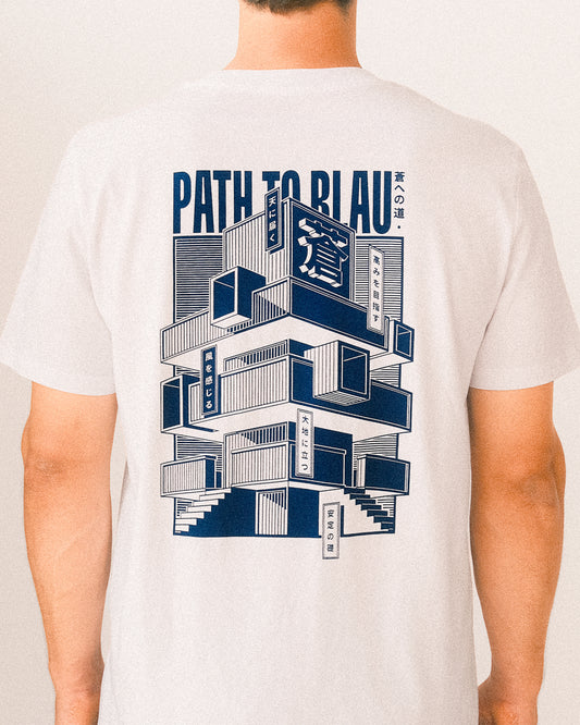 Path to Blau | 蒼への道 t-shirt