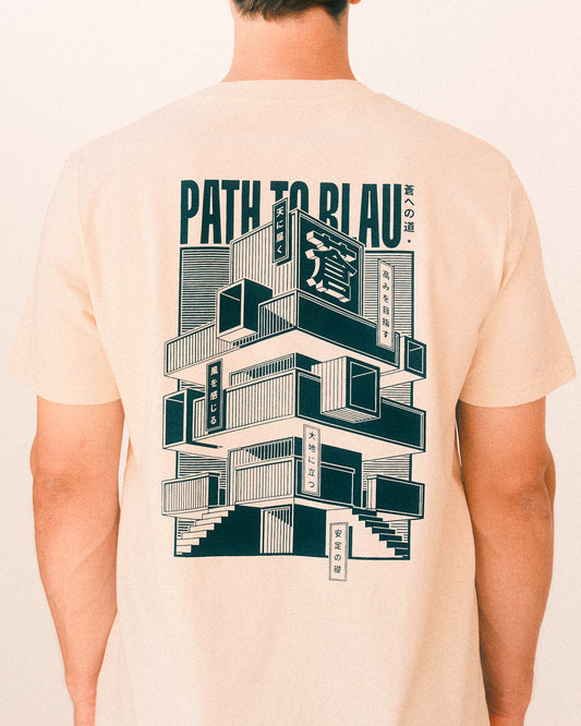 Path to Blau | 蒼への道 t-shirt