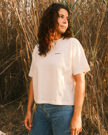 Kampai I 乾杯 T-shirt cropped