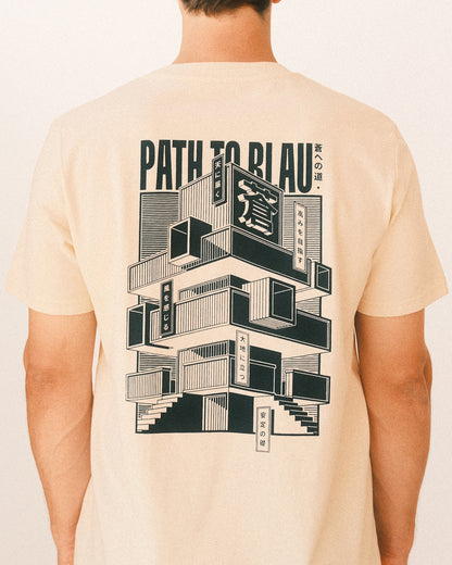 Path to Blau | 蒼への道 t-shirt