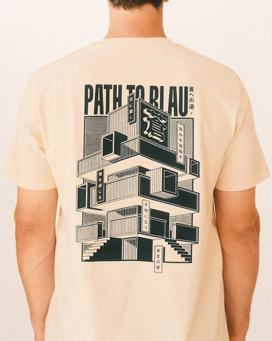 Path to Blau | 蒼への道 t-shirt