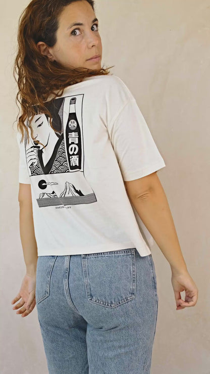 Kampai I 乾杯 T-shirt cropped
