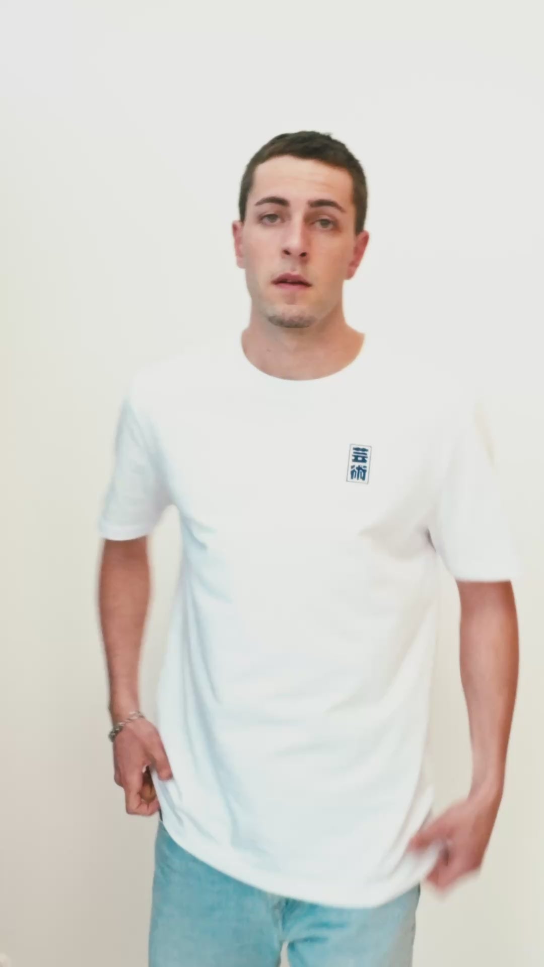 Bauhaus I バウハウス T-shirt white – Blau