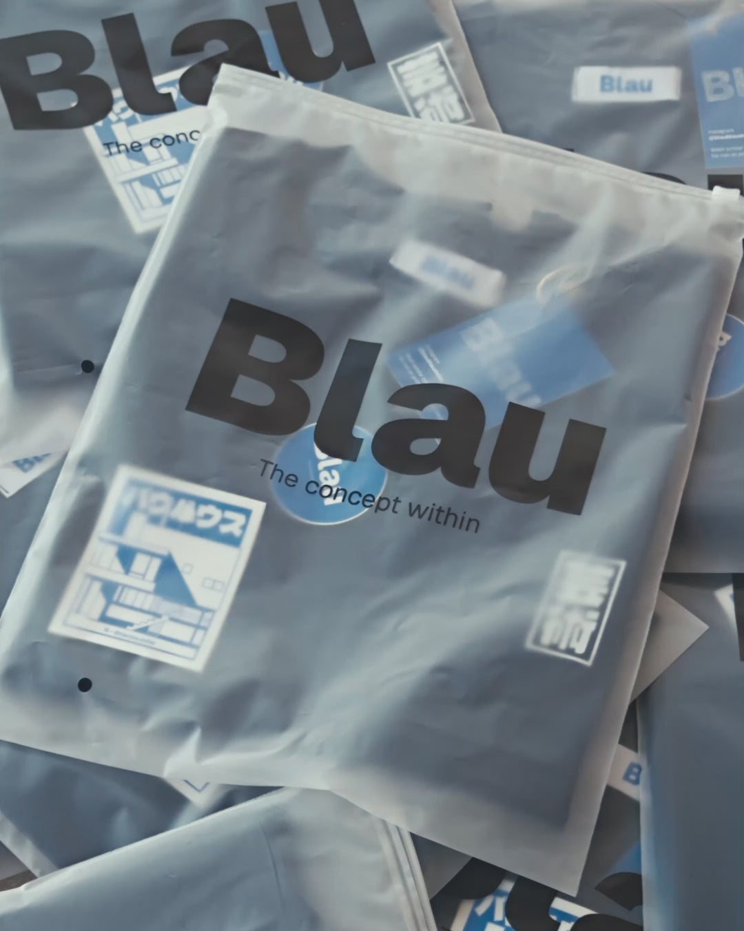 Bauhaus I バウハウス T-shirt navy – Blau