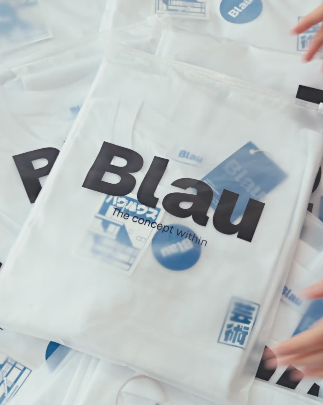 Bauhaus I バウハウス T-shirt white – Blau